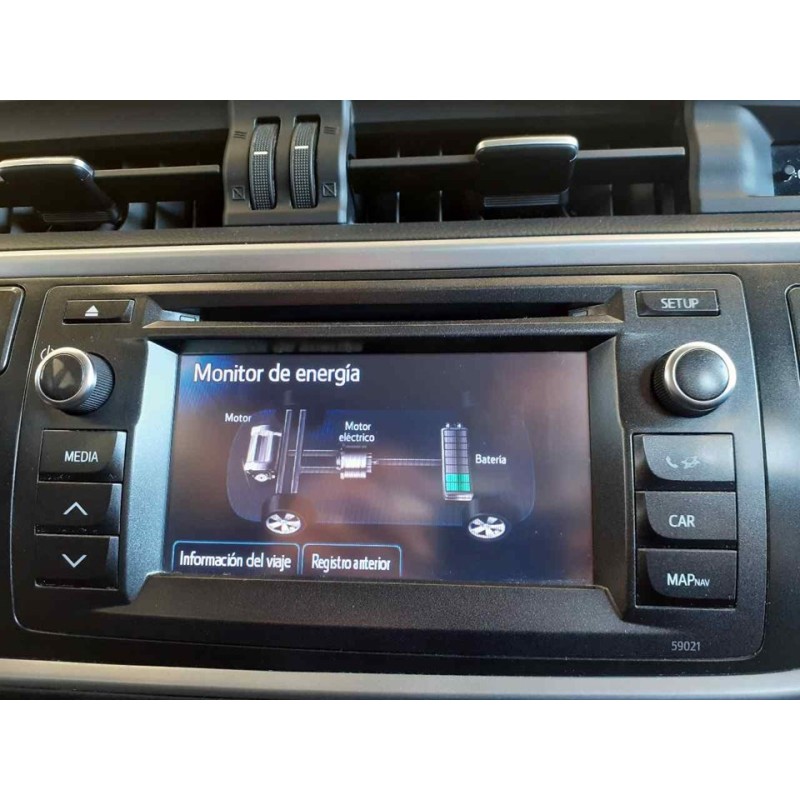 Recambio de sistema audio / radio cd para toyota auris hybrid active referencia OEM IAM - Negro 5