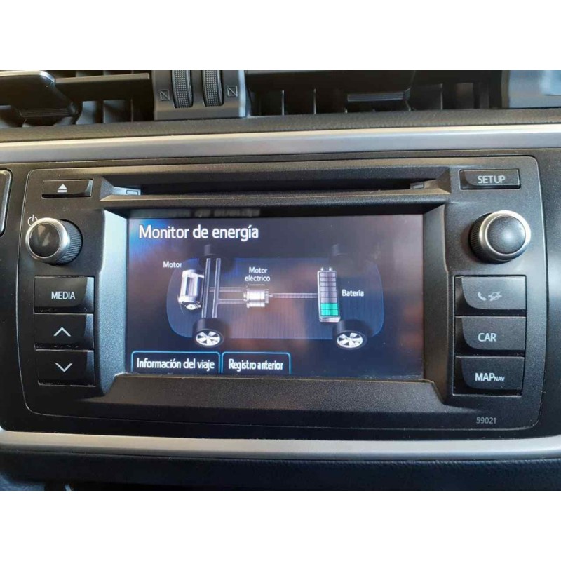 Recambio de sistema audio / radio cd para toyota auris hybrid active referencia OEM IAM - Negro 7
