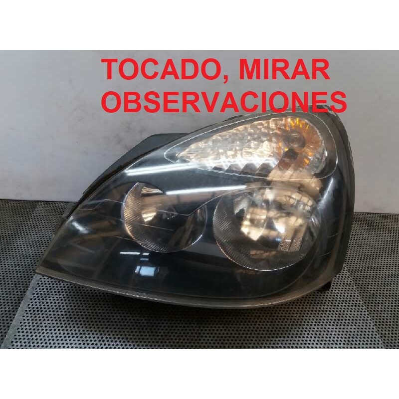 Recambio de faro izquierdo para renault clio ii fase ii (b/cb0) authentique referencia OEM IAM   