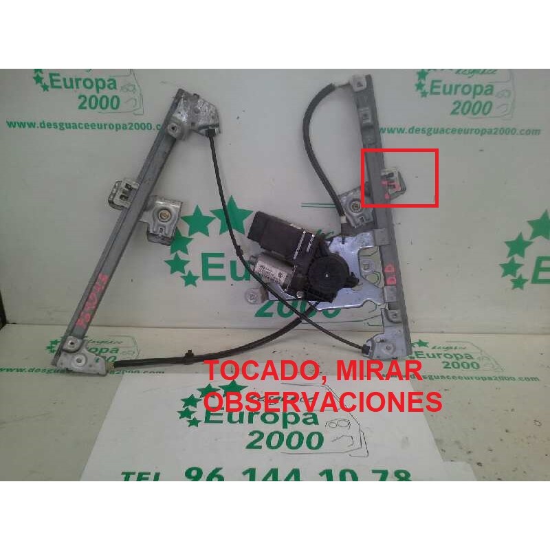 Recambio de elevalunas delantero derecho para skoda octavia berlina (1u2) 1.9 tdi referencia OEM IAM   