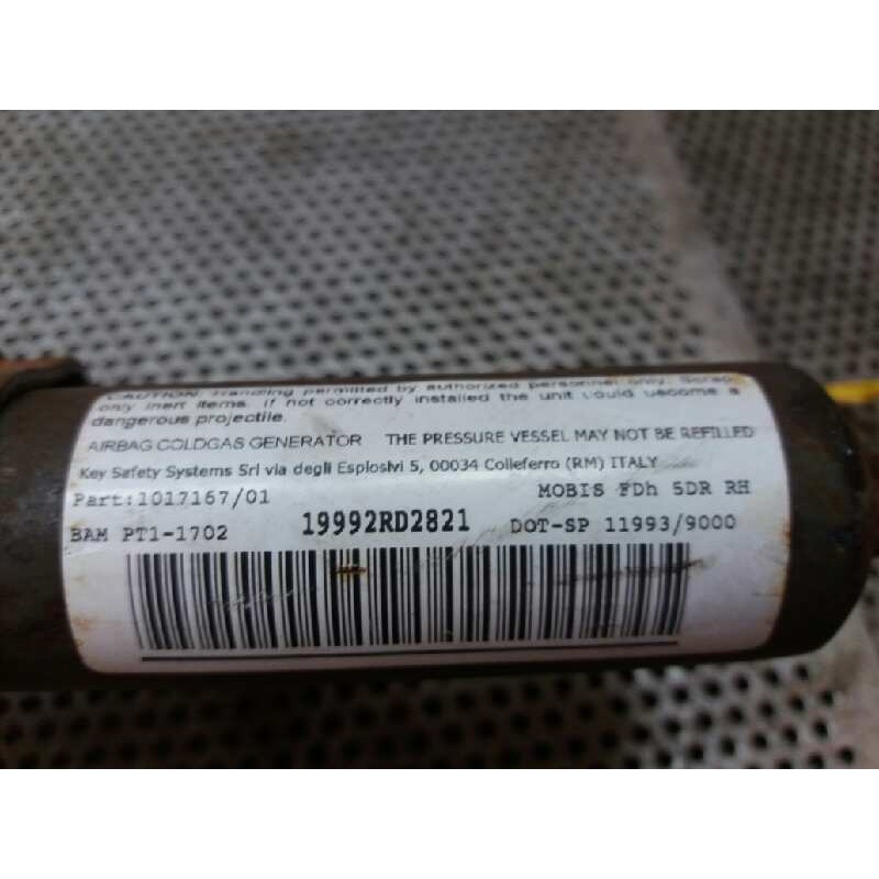 Recambio de airbag cortina delantero derecho para hyundai i30 1.6 crdi cat referencia OEM IAM 19992RD2821 - Negro 2