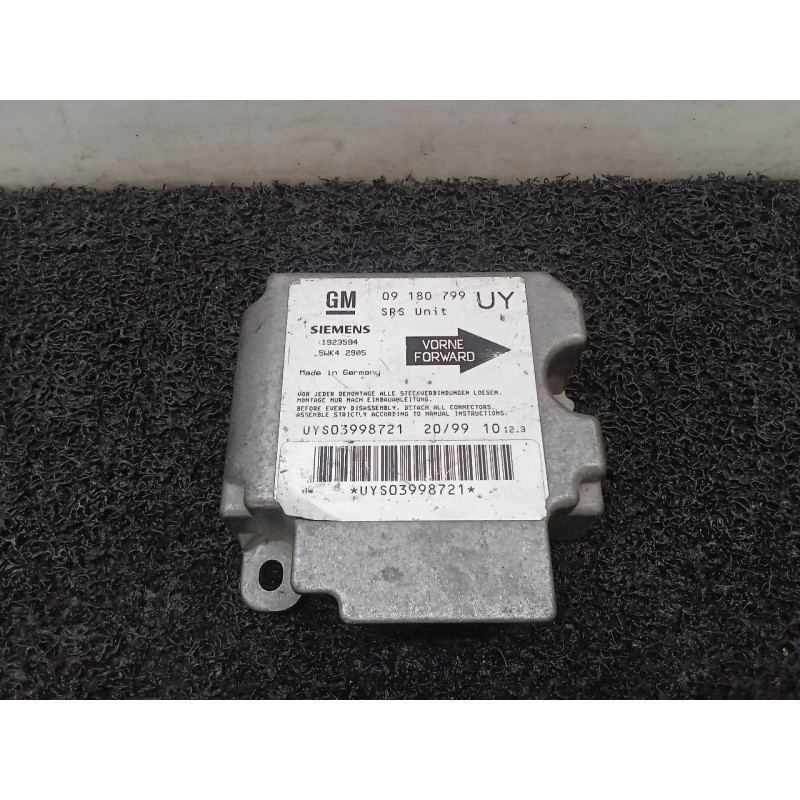 Recambio de centralita airbag para opel astra g berlina referencia OEM IAM 09180799 5WK42905 