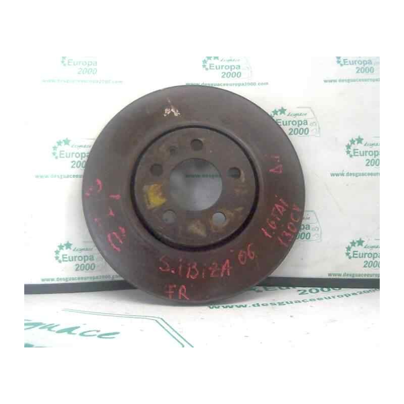 Recambio de disco freno delantero para seat ibiza (6l1) 1.9 tdi referencia OEM IAM   