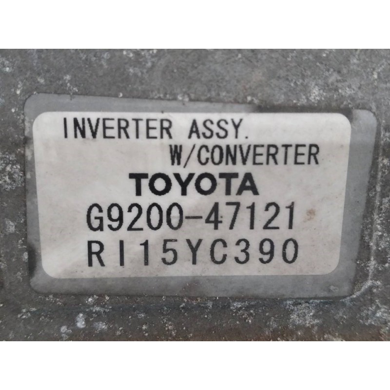 Recambio de inversor para toyota prius (nhw20) sol referencia OEM IAM G920047121 R115YC390 - Blanco 4