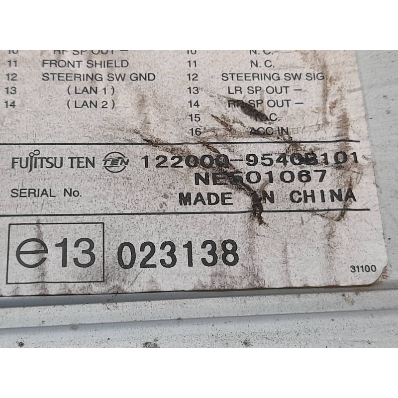 Recambio de sistema audio / radio cd para chevrolet captiva 2.0 vcdi lt referencia OEM IAM 96672509 1220009540B101 - Gris 3