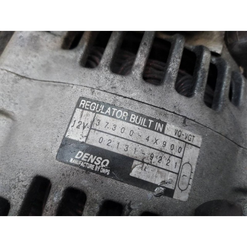 Recambio de alternador para kia carnival 2.9 crdi vgt ex referencia OEM IAM 373004X900 0213199221 DENSO - Negro 4