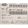 Recambio de pantalla multifuncion para peugeot partner furgoneta/monovolumen 1.6 hdi / bluehdi 75 referencia OEM IAM 9817704380 