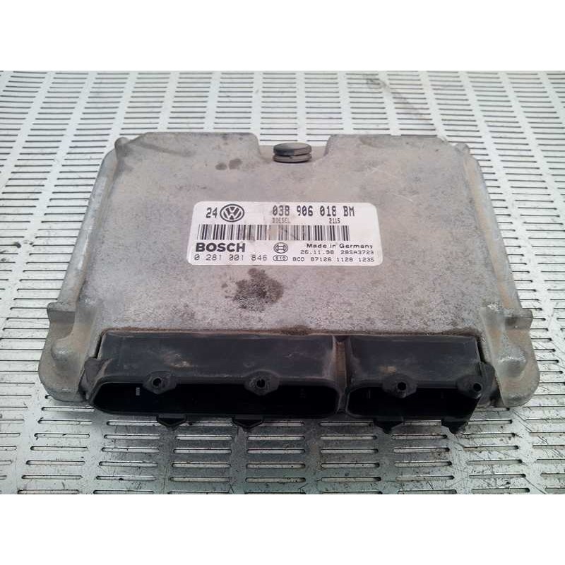Recambio de centralita motor uce para volkswagen golf iv berlina (1j1) 1.9 tdi referencia OEM IAM 038906018BM 0281001846 BOSCH - Negro