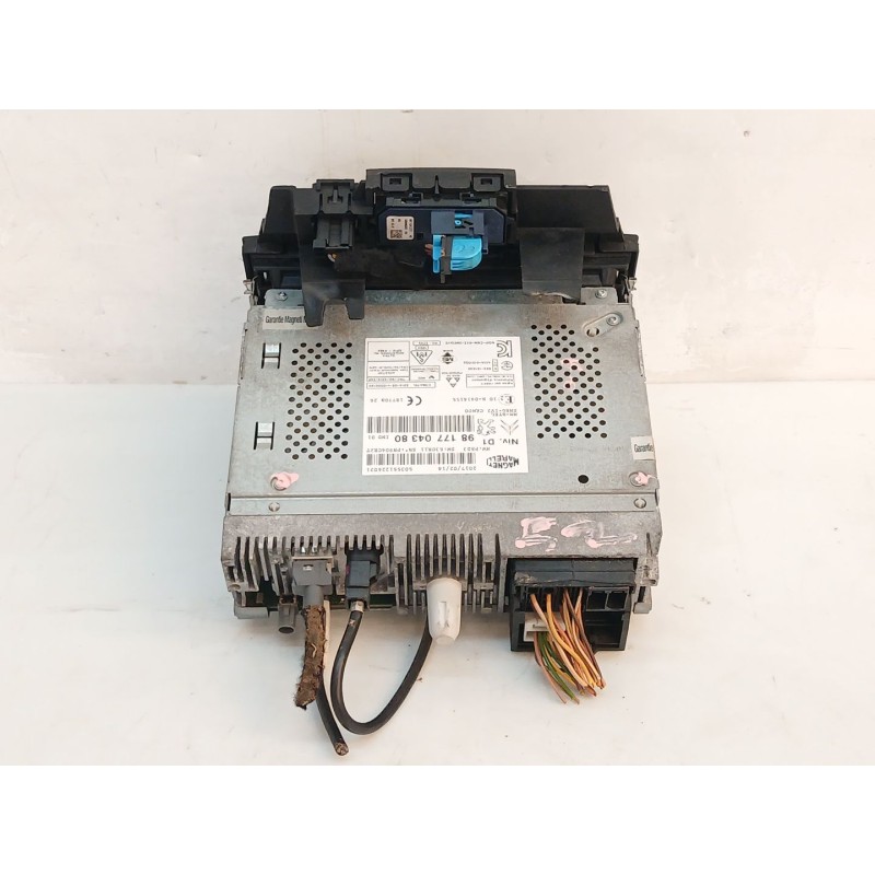 Recambio de pantalla multifuncion para peugeot partner furgoneta/monovolumen 1.6 hdi / bluehdi 75 referencia OEM IAM 9817704380 - Azul 3