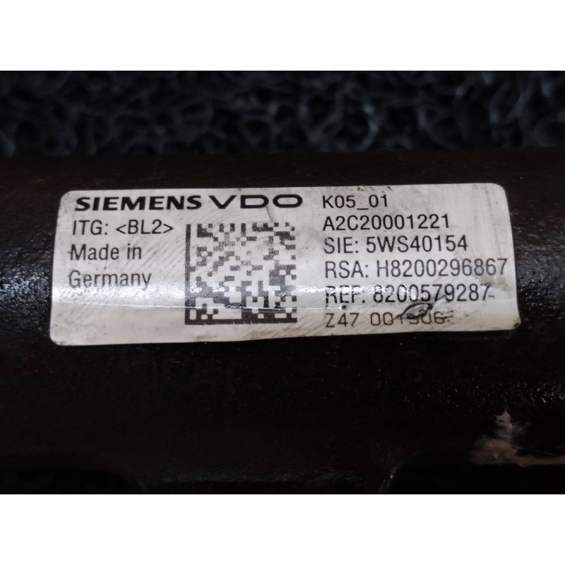 Recambio de rampa inyectora para renault megane ii classic berlina dynamique referencia OEM IAM A2C20001221 5WS40154 8200579287 - Gris 2