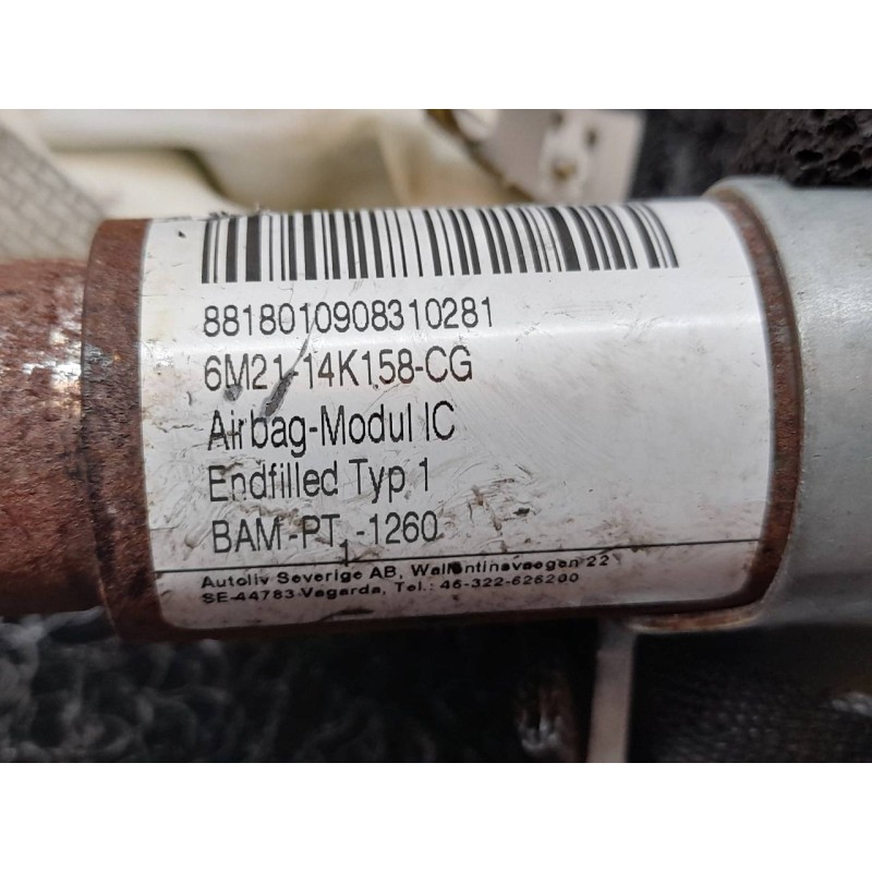 Recambio de airbag cortina delantero izquierdo para ford s-max (ca1) titanium referencia OEM IAM 6M2114K158CG 3