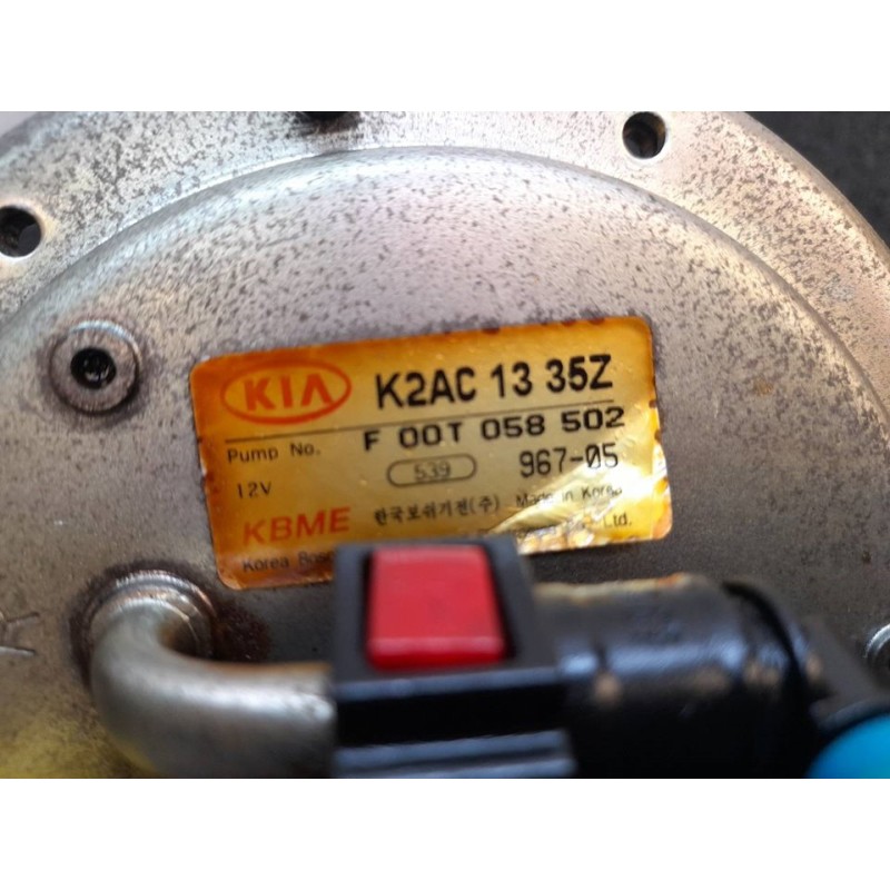 Recambio de aforador para kia sephia ll ls referencia OEM IAM K2AC1335Z F00T058502 2