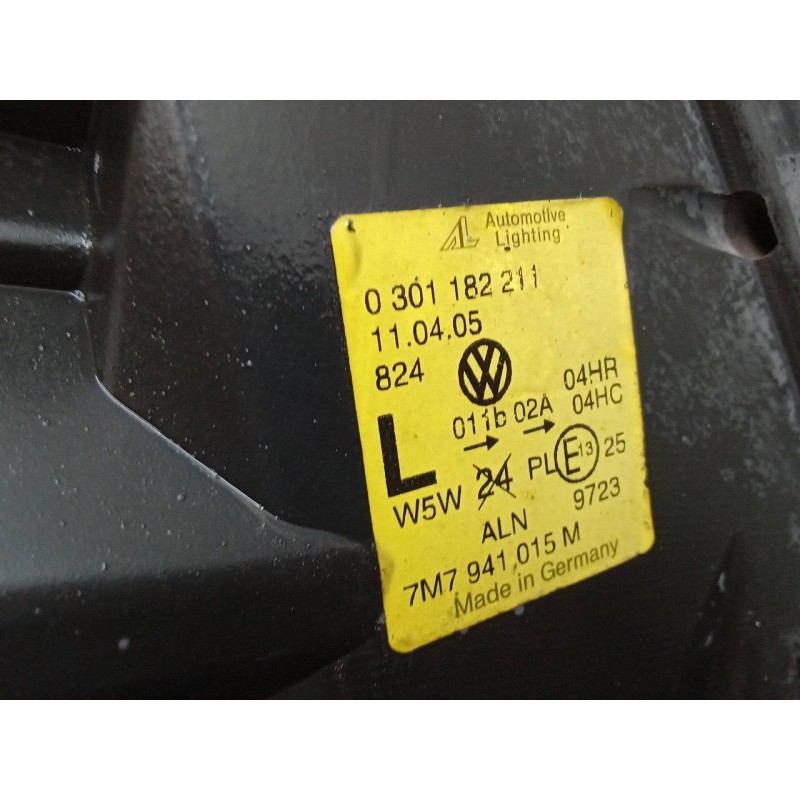 Recambio de faro izquierdo para seat alhambra (7v9) signo referencia OEM IAM 0301182211 7M7941015M BOSCH 4
