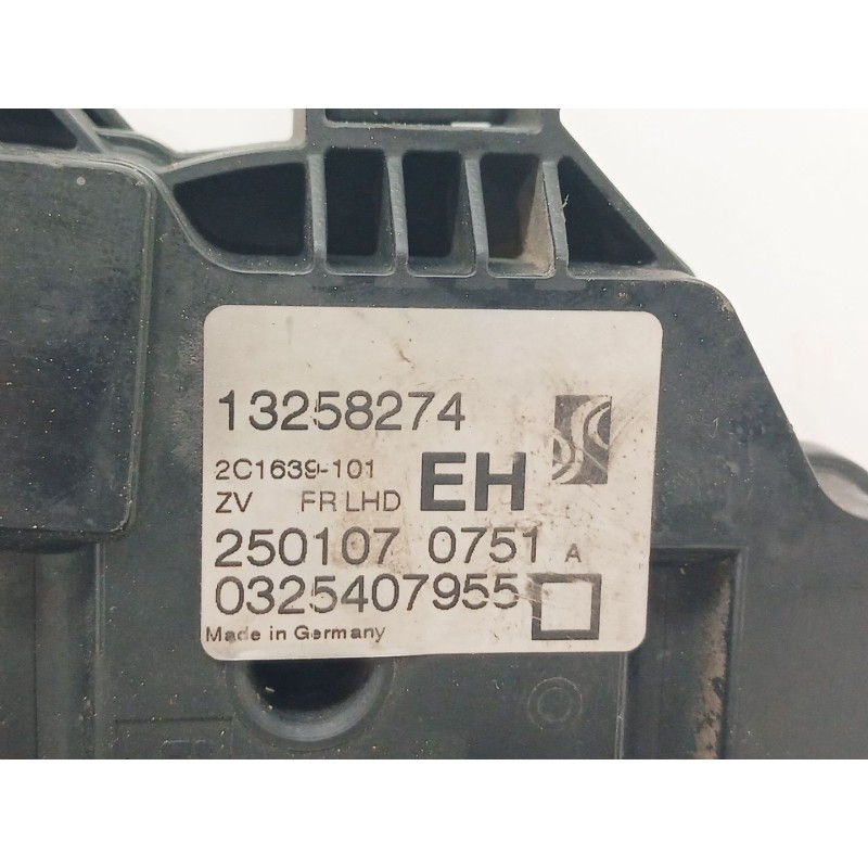 Recambio de cerradura puerta delantera derecha para opel corsa d 1.3 16v cdti cat (z 13 dth / l4i) referencia OEM IAM 13258274 - Negro 2