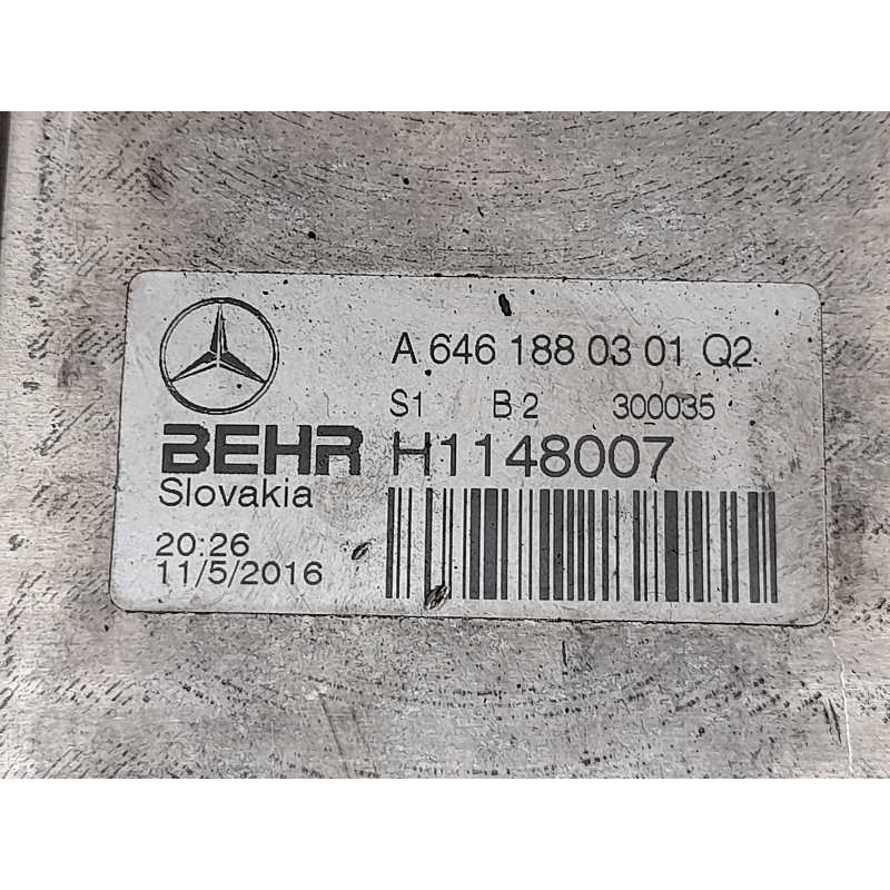 Recambio de enfriador aceite motor para mercedes-benz sprinterii combi (desde 01.06) 211/215 cdi (906.711/713) referencia OEM IA - Blanco 3