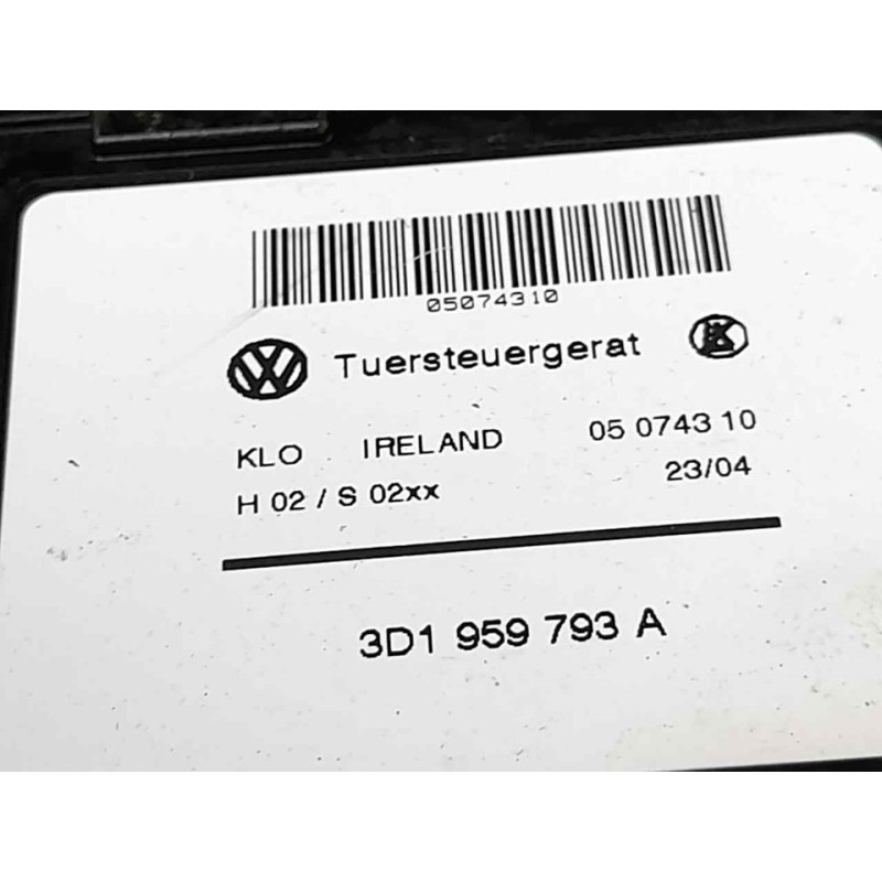 Recambio de elevalunas delantero izquierdo para volkswagen touareg (7la) tdi r5 referencia OEM IAM 3D1959793A - Negro 3