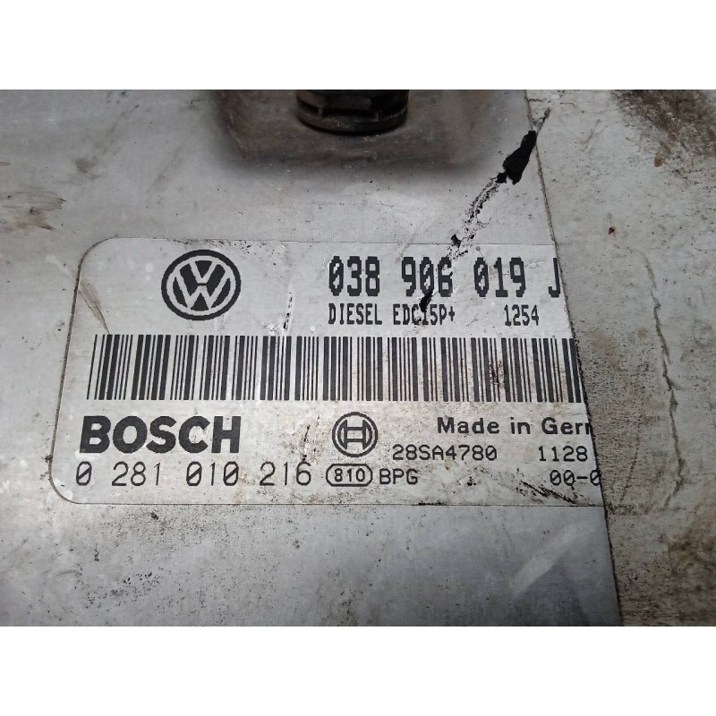 Recambio de centralita motor uce para seat alhambra (7v9) signo referencia OEM IAM 0281010216 038906019J BOSCH 3
