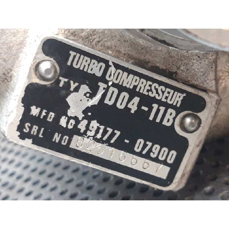 Recambio de turbocompresor para citroën xm berlina 2.1 turbodiesel referencia OEM IAM 4917707900 39234 6