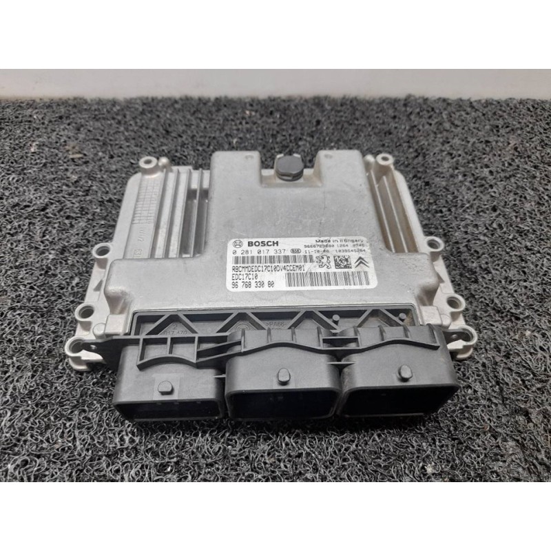 Recambio de centralita motor uce para citroën c3 attraction referencia OEM IAM 0281017337 9676833080 BOSCH