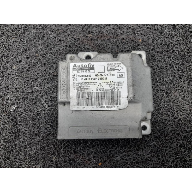 Recambio de centralita airbag para peugeot 407 st confort referencia OEM IAM 9655880880  