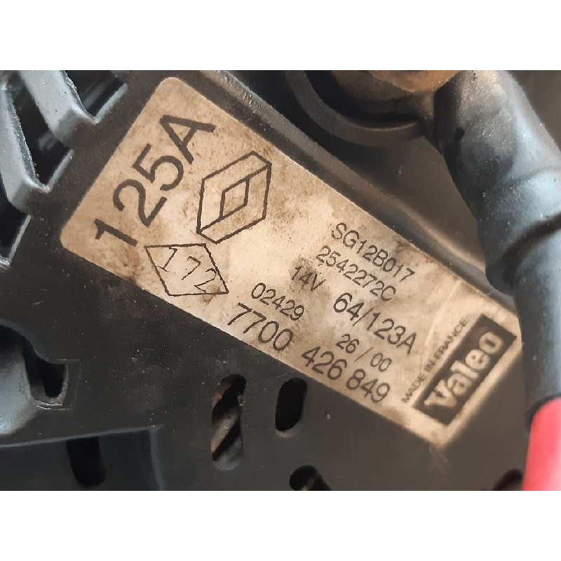 Recambio de alternador para renault laguna (b56) 1.9 dci rxe referencia OEM IAM 7700426849 2542272C - Gris 2