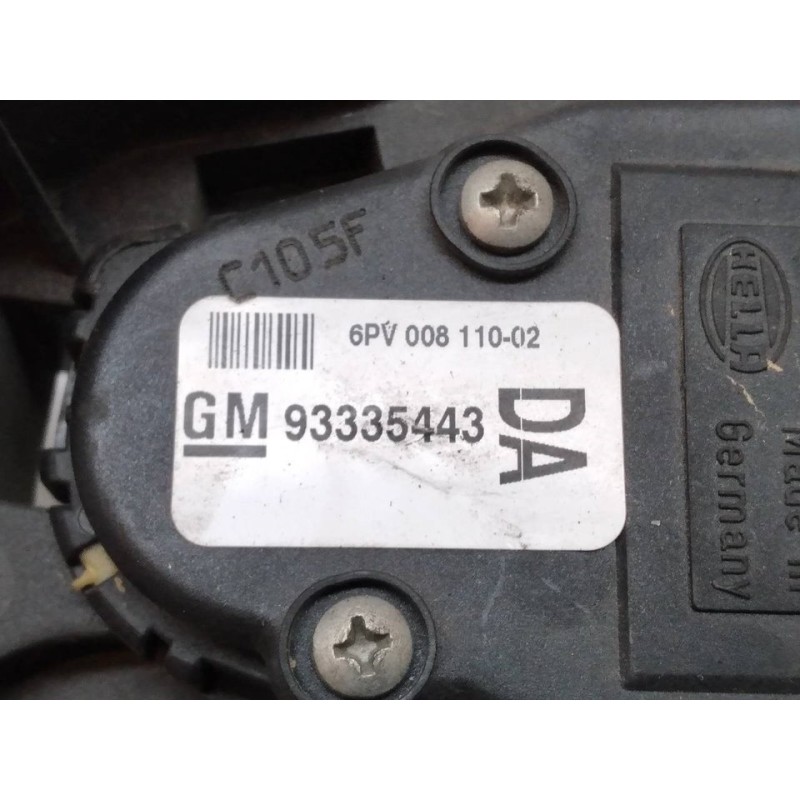 Recambio de potenciometro pedal para opel meriva 1.3 16v cdti cat (z 13 dt / ln9) referencia OEM IAM 93335443 6PV00811002 - Gris 5