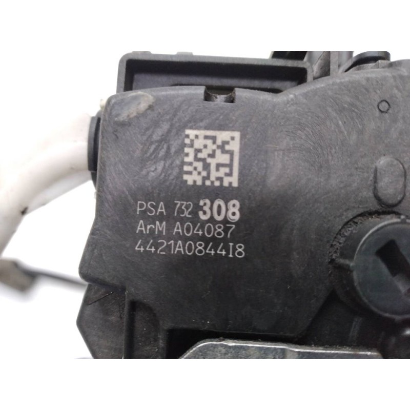 Recambio de cerradura puerta delantera derecha para citroën c3 attraction referencia OEM IAM 732308 - Blanco 4