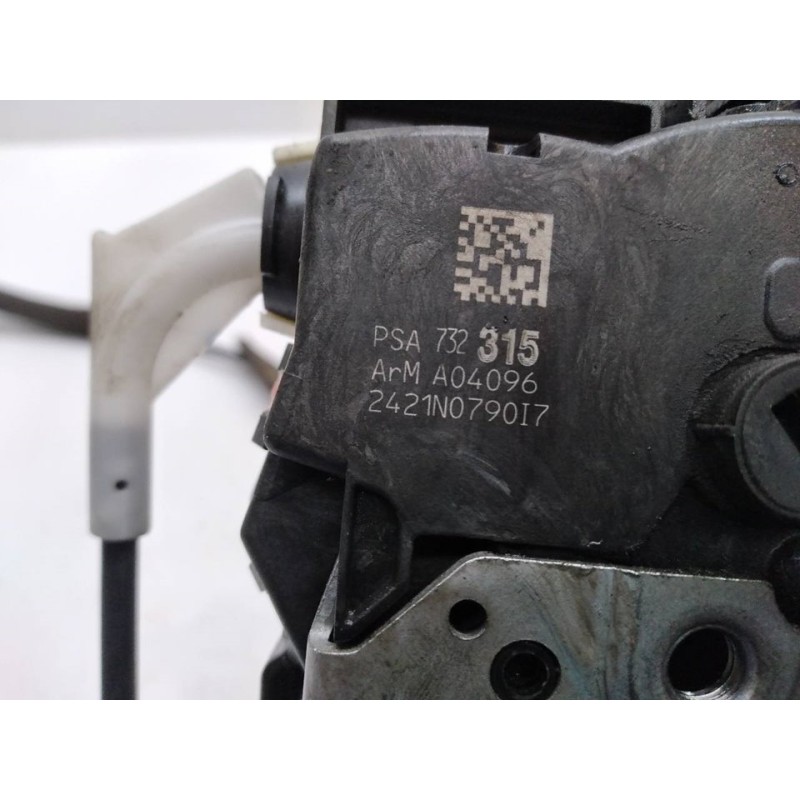 Recambio de cerradura puerta trasera derecha para citroën c3 attraction referencia OEM IAM 732315 - Blanco 5