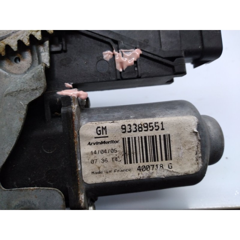Recambio de elevalunas delantero izquierdo para opel meriva 1.3 16v cdti cat (z 13 dt / ln9) referencia OEM IAM 93389551 - Gris 4