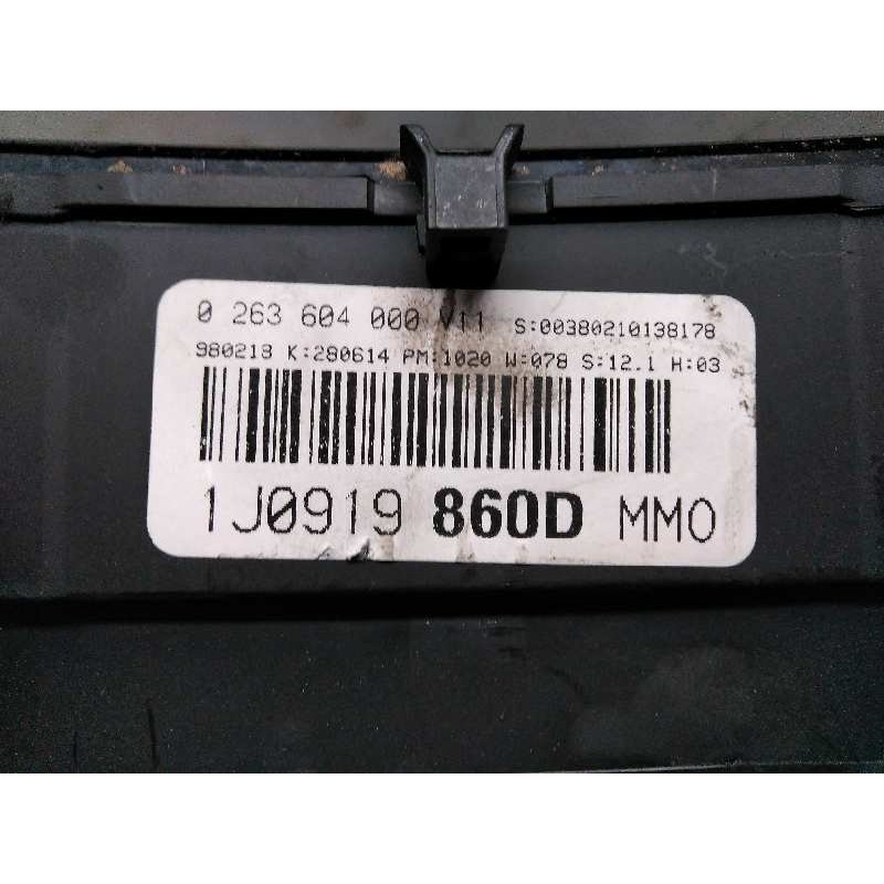 Recambio de cuadro instrumentos para volkswagen golf iv berlina (1j1) conceptline referencia OEM IAM 1J0919860D 0263604000 MOTOM - Azul 3