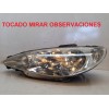 Recambio de faro izquierdo para peugeot 206 berlina e-music referencia OEM IAM 962866680  