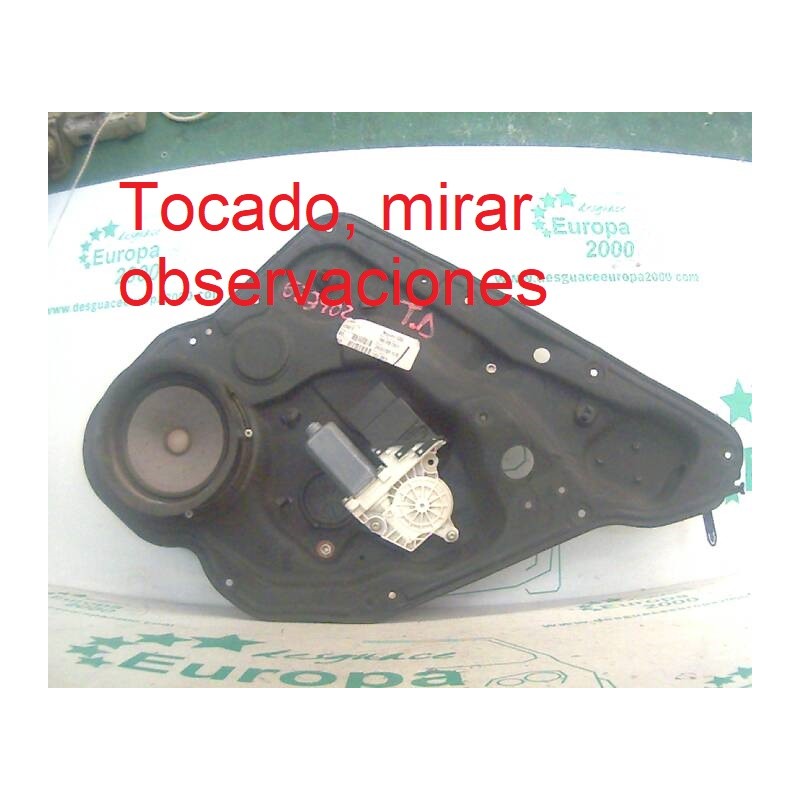 Recambio de elevalunas trasero derecho para seat toledo (1m2) 1.9 tdi referencia OEM IAM   