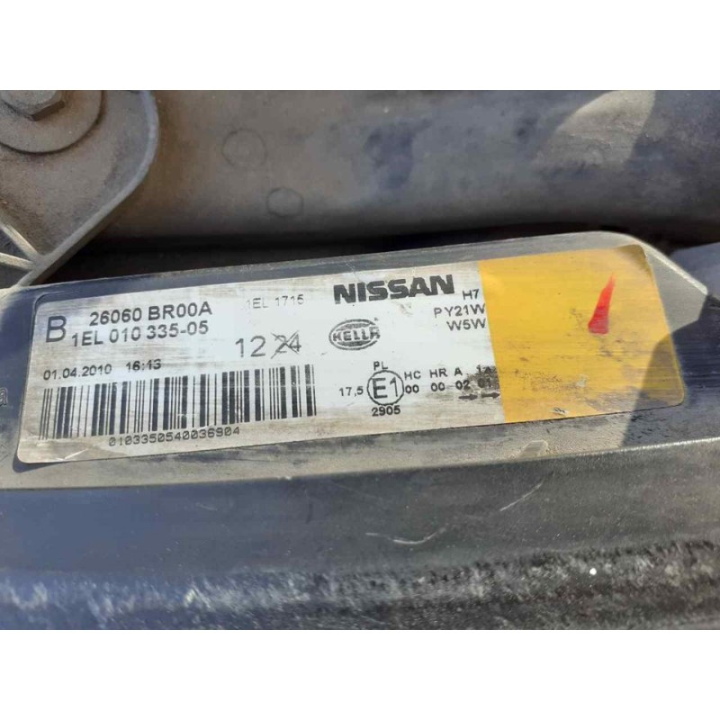 Recambio de faro izquierdo para nissan qashqai+2 (jj10) tekna sport referencia OEM IAM 26060BR00A  HELLA - Negro 2
