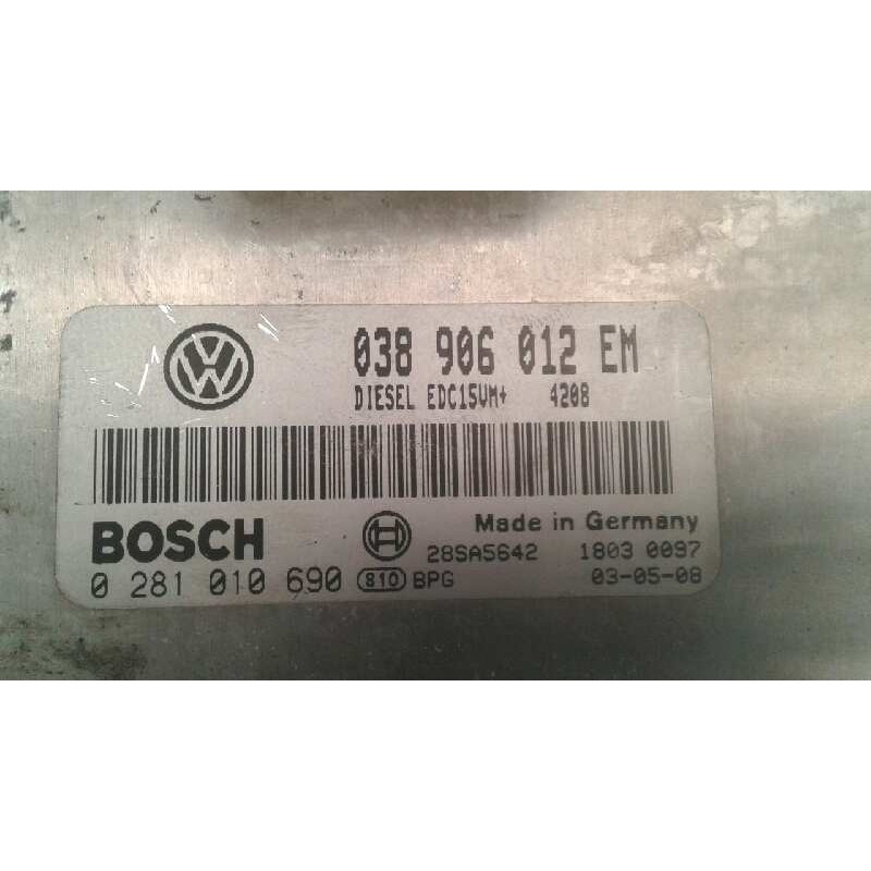 Recambio de centralita motor uce para seat ibiza (6l1) 1.9 sdi referencia OEM IAM 038906012EM BOSCH 0281010690 - Blanco 2