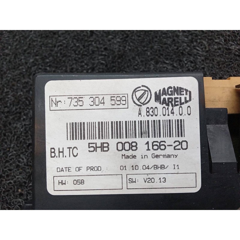 Recambio de mando climatizador para lancia lybra station wagon 1.9 jtd lx referencia OEM IAM 5HB00816620 735304599 4