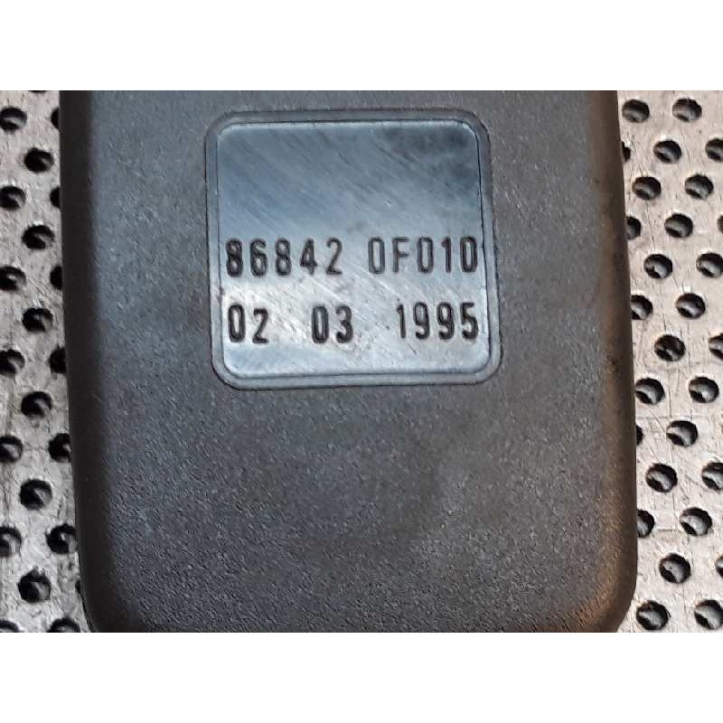 Recambio de enganche cinturon delantero derecho para ford maverick (ml) glx referencia OEM IAM 868420F010 - Azul 2