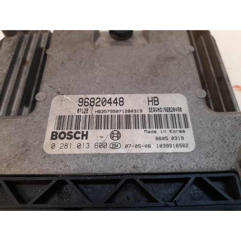 Recambio de centralita motor uce para chevrolet lacetti sx referencia OEM IAM 0281013600 96820448 BOSCH - Negro 4