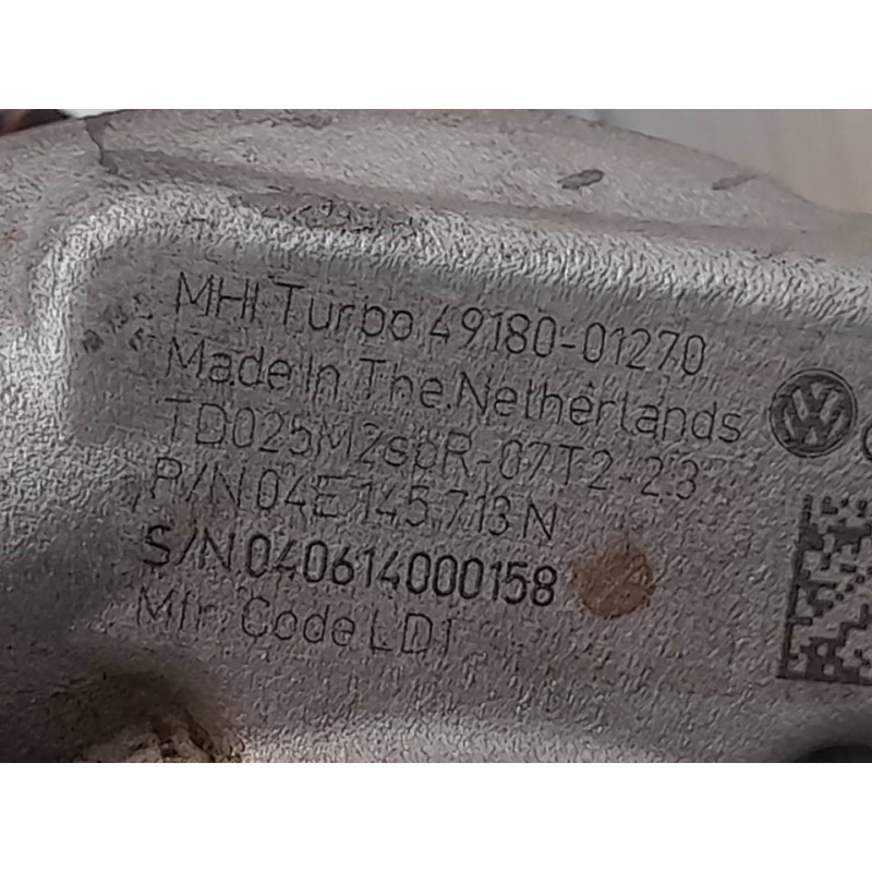 Recambio de turbocompresor para volkswagen golf vii sportsvan advance bluemotion tech referencia OEM IAM 04E145713N - Blanco 4