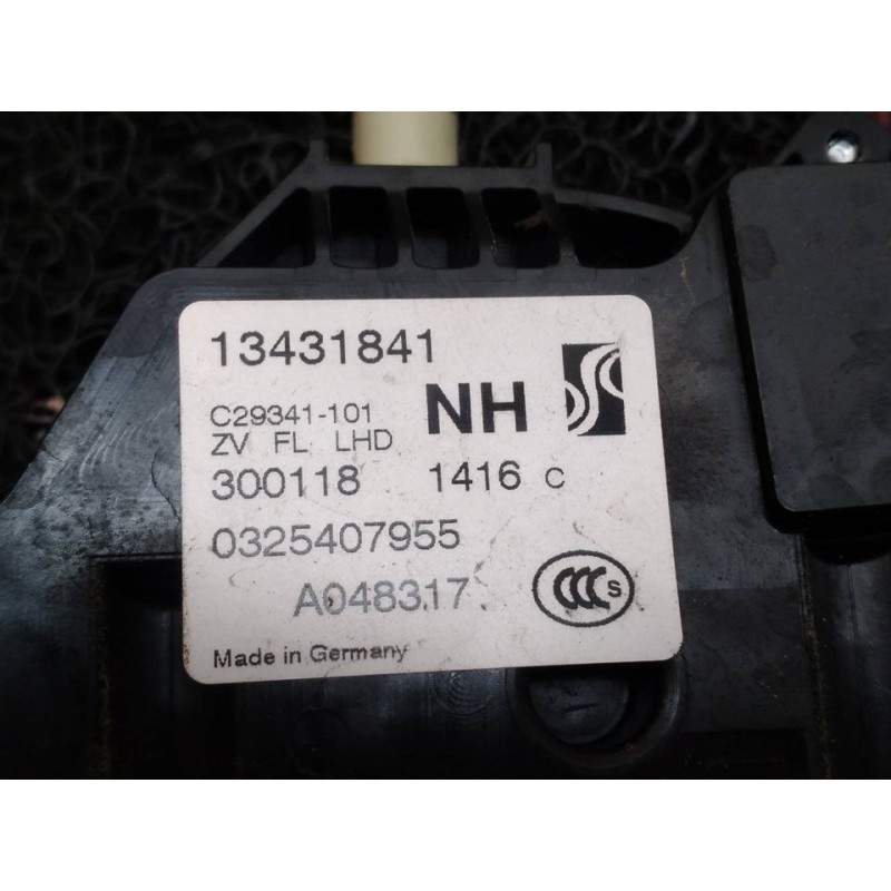 Recambio de cerradura puerta delantera izquierda para opel corsa e selective referencia OEM IAM 13431841 0325407955 - Blanco 3
