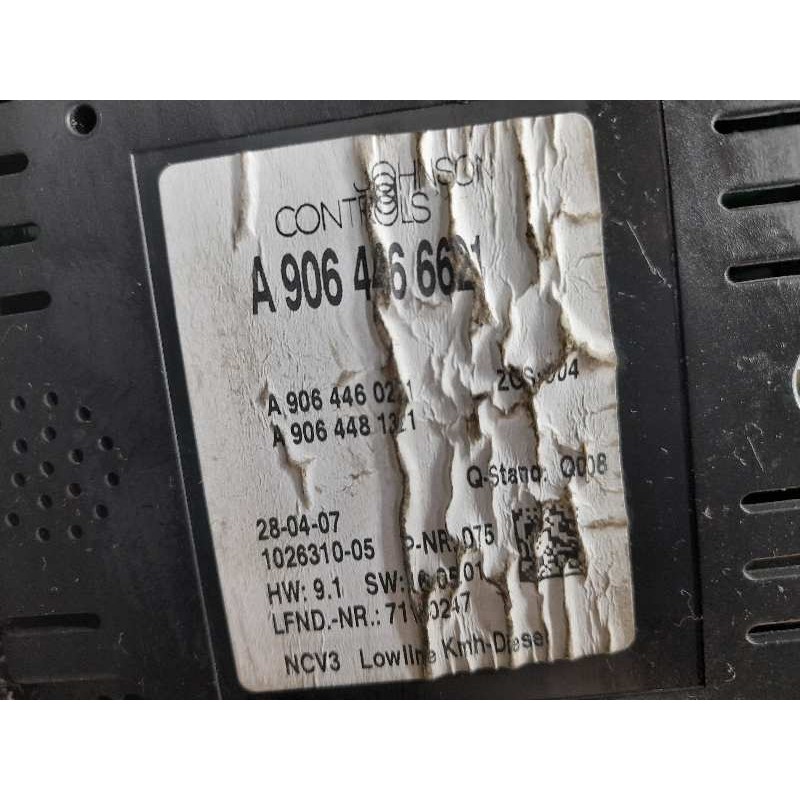 Recambio de cuadro instrumentos para mercedes-benz sprinterii combi (desde 01.06) 211/215 cdi (906.711/713) referencia OEM IAM A - Blanco 4