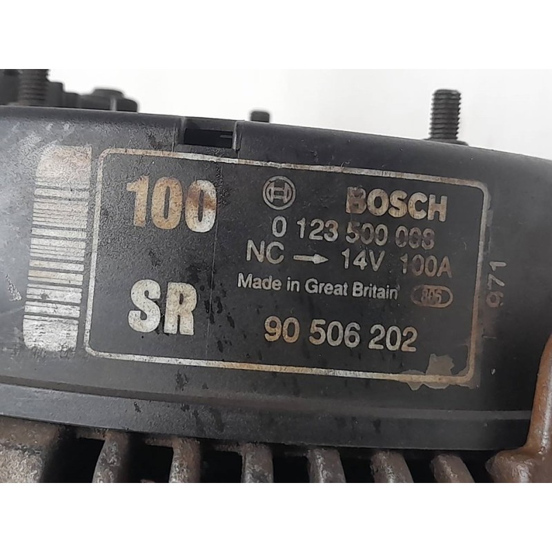 Recambio de alternador para opel frontera b sport rs referencia OEM IAM 0123500008 90506202 BOSCH - Negro 3
