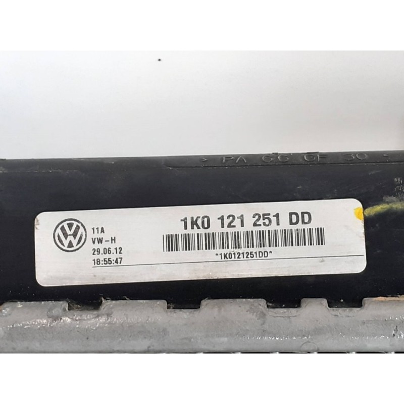 Recambio de radiador agua para seat leon (1p1) sport referencia OEM IAM 1K0121251DD - Rojo 3