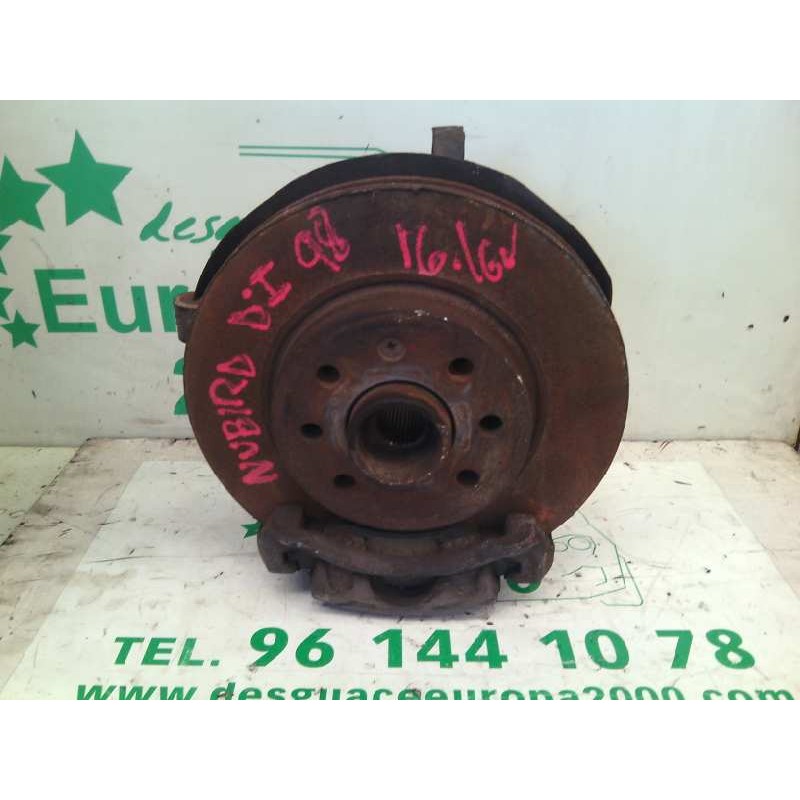 Recambio de mangueta delantera izquierda para daewoo nubira berlina 1.6 cat referencia OEM IAM  93595 