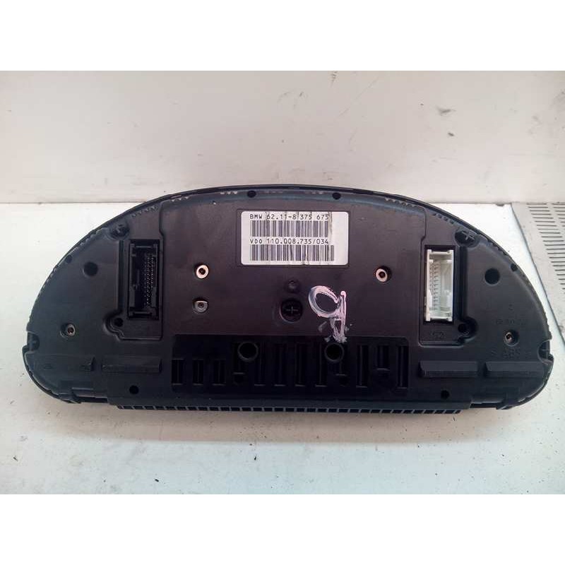 Recambio de cuadro instrumentos para bmw serie 5 berlina (e39) 2.5 turbodiesel cat referencia OEM IAM 8375675 110008735 - Azul 2