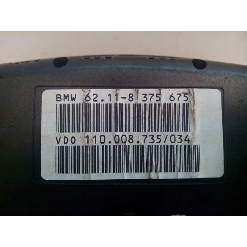 Recambio de cuadro instrumentos para bmw serie 5 berlina (e39) 2.5 turbodiesel cat referencia OEM IAM 8375675 110008735 - Azul 3