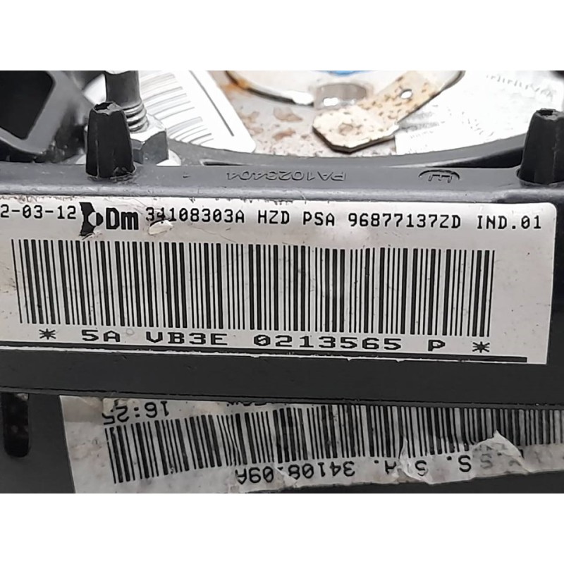 Recambio de airbag delantero izquierdo para citroën c5 berlina seduction referencia OEM IAM 96877137ZD - Negro 2