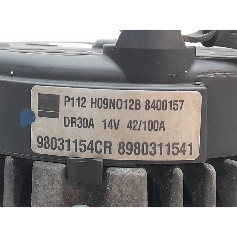 Recambio de alternador para opel meriva b selective referencia OEM IAM 98031154CR DR30A 5