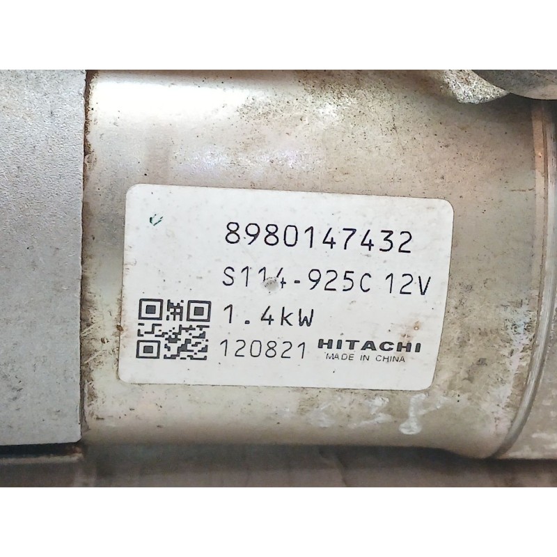 Recambio de motor arranque para opel meriva b selective referencia OEM IAM 8980147432 120821 2