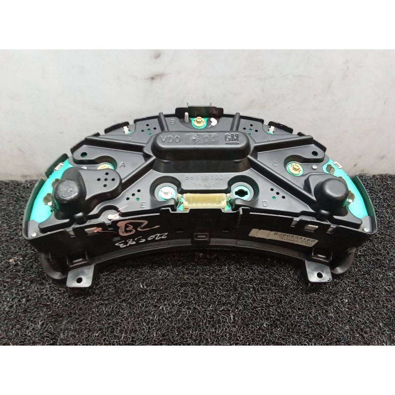 Recambio de cuadro instrumentos para opel corsa c comfort referencia OEM IAM 09166808FB 110008988003 - Azul 2