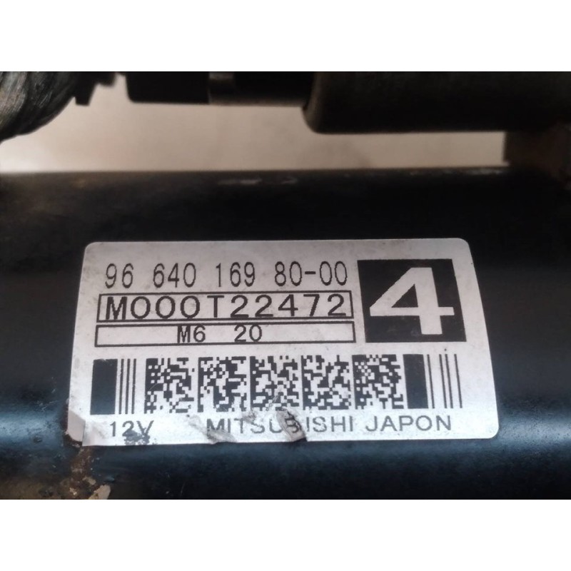 Recambio de motor arranque para peugeot 307 break/sw (s2) sw pack + referencia OEM IAM 966401698000 M000T22472 2